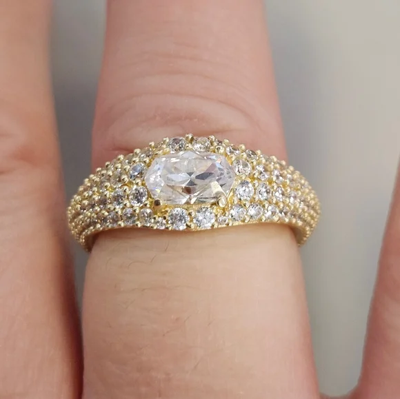 NWT Kendra Scott Bella Gold Band Ring Size 8 - Picture 2 of 6